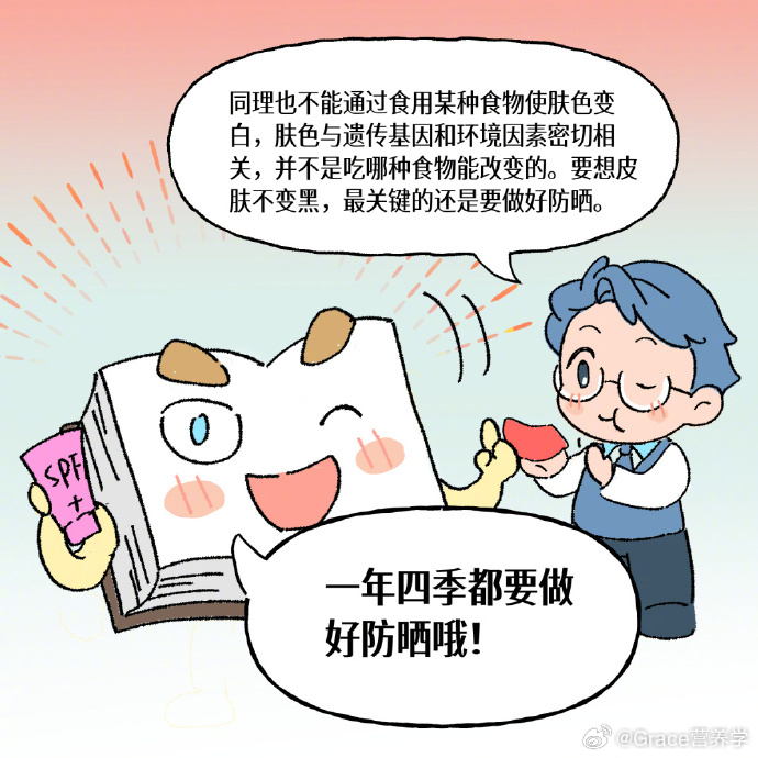 吃了感光食物真的会变黑吗?
