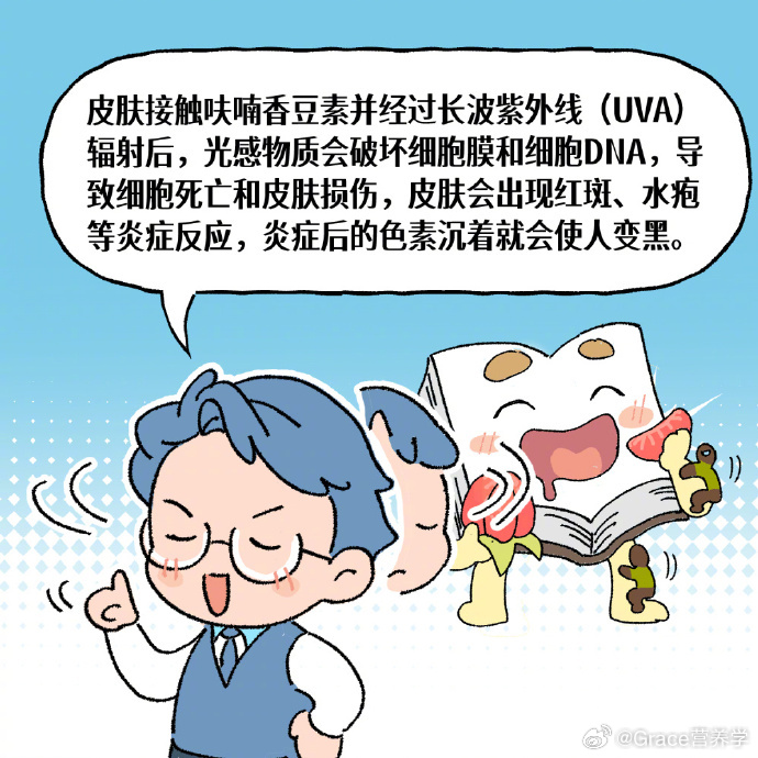 吃了感光食物真的会变黑吗?